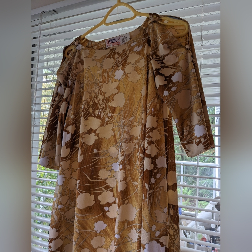 Vintage Muu Muu Kiyomi Hawaii Liberty House 1960s/1970s Size 8